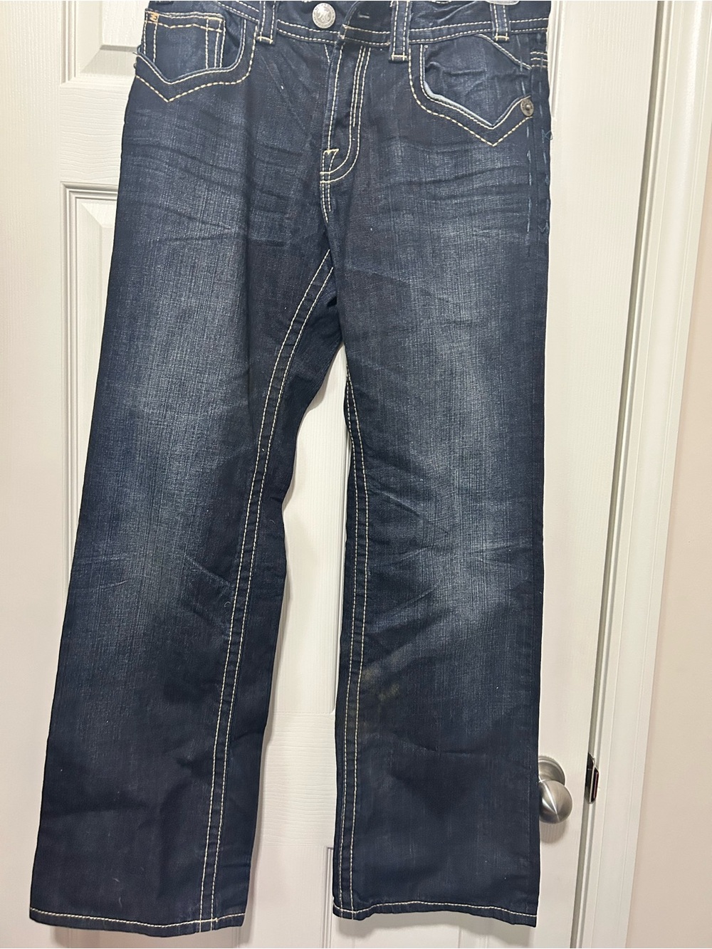Vintage MEK Denim St Petersburg Boot Cut Jeans Men's Blue 32x32 - Picture 2 of 7